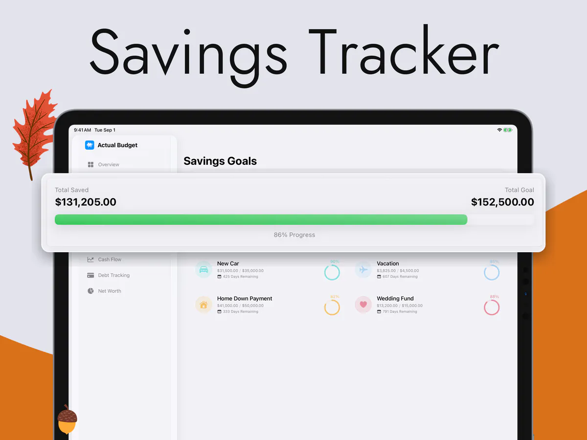 Savings Tracker