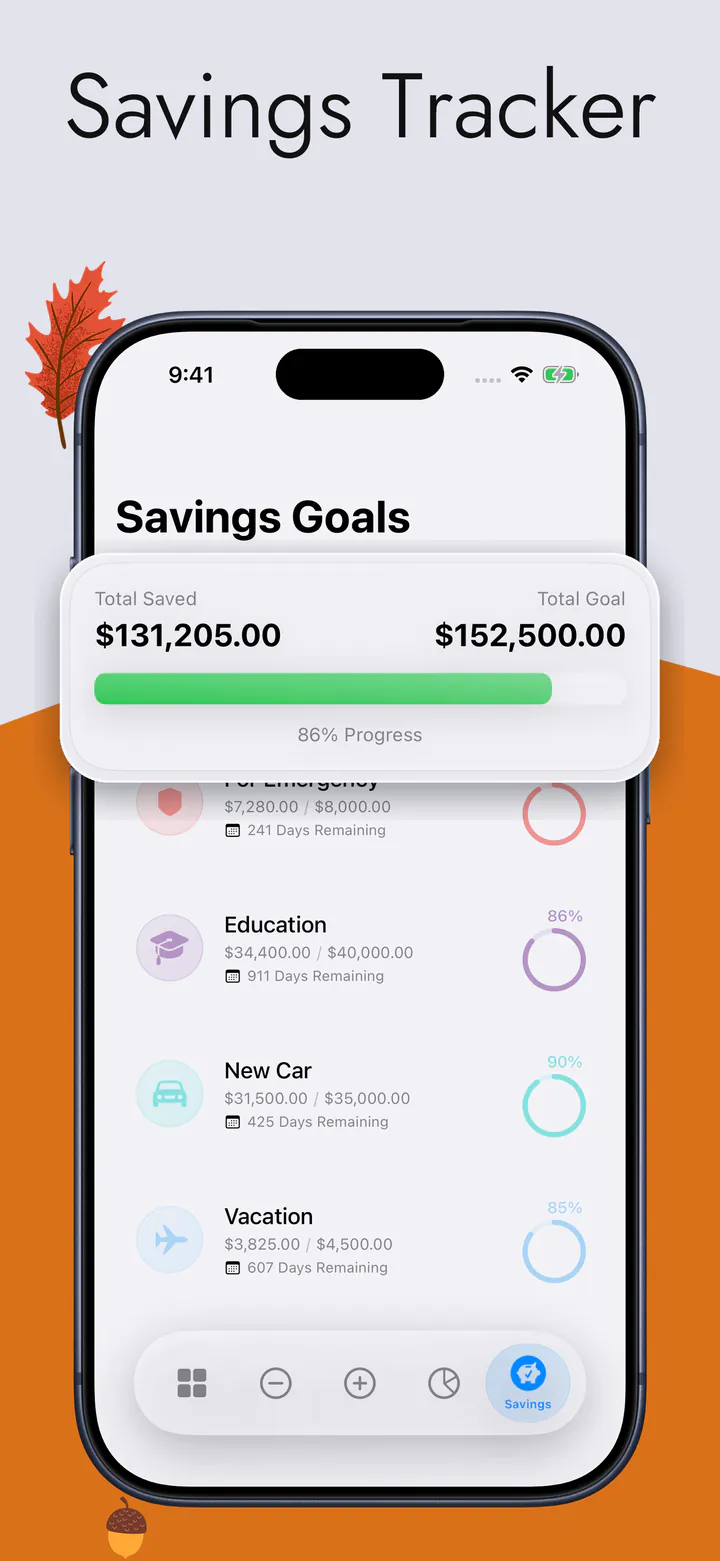 Savings Tracker